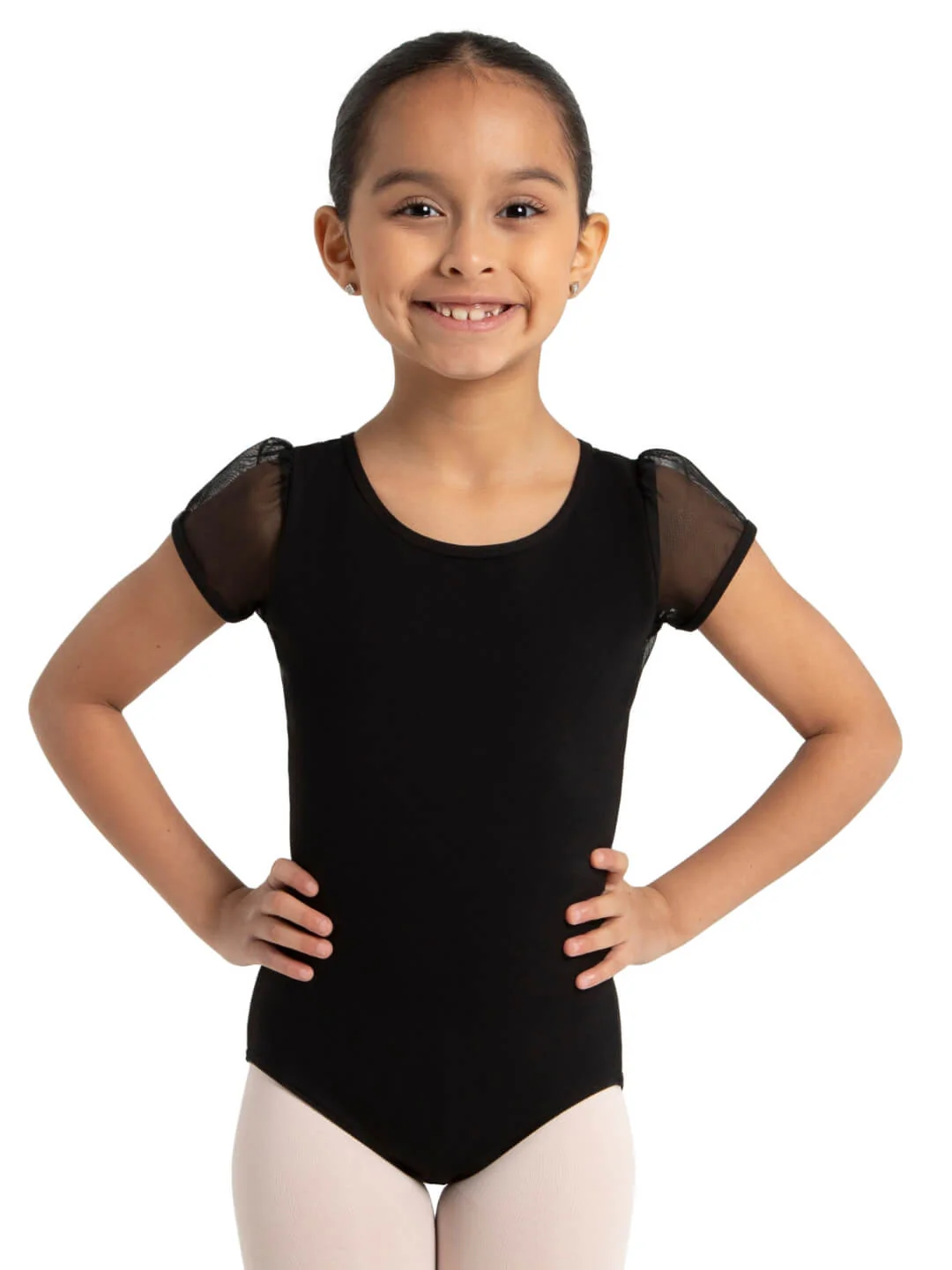 Puff Sleeve Keyhole Back Leotard - Girls - Image 20