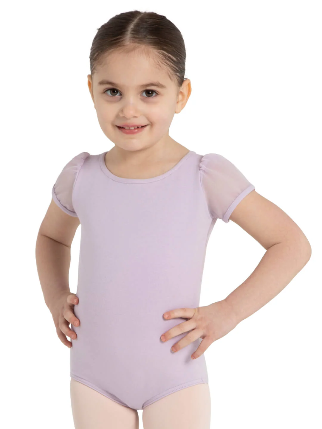 Puff Sleeve Keyhole Back Leotard - Girls - Image 22