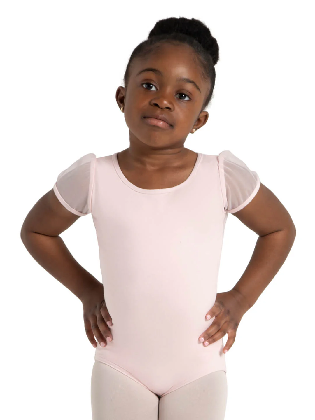 Puff Sleeve Keyhole Back Leotard - Girls - Image 27