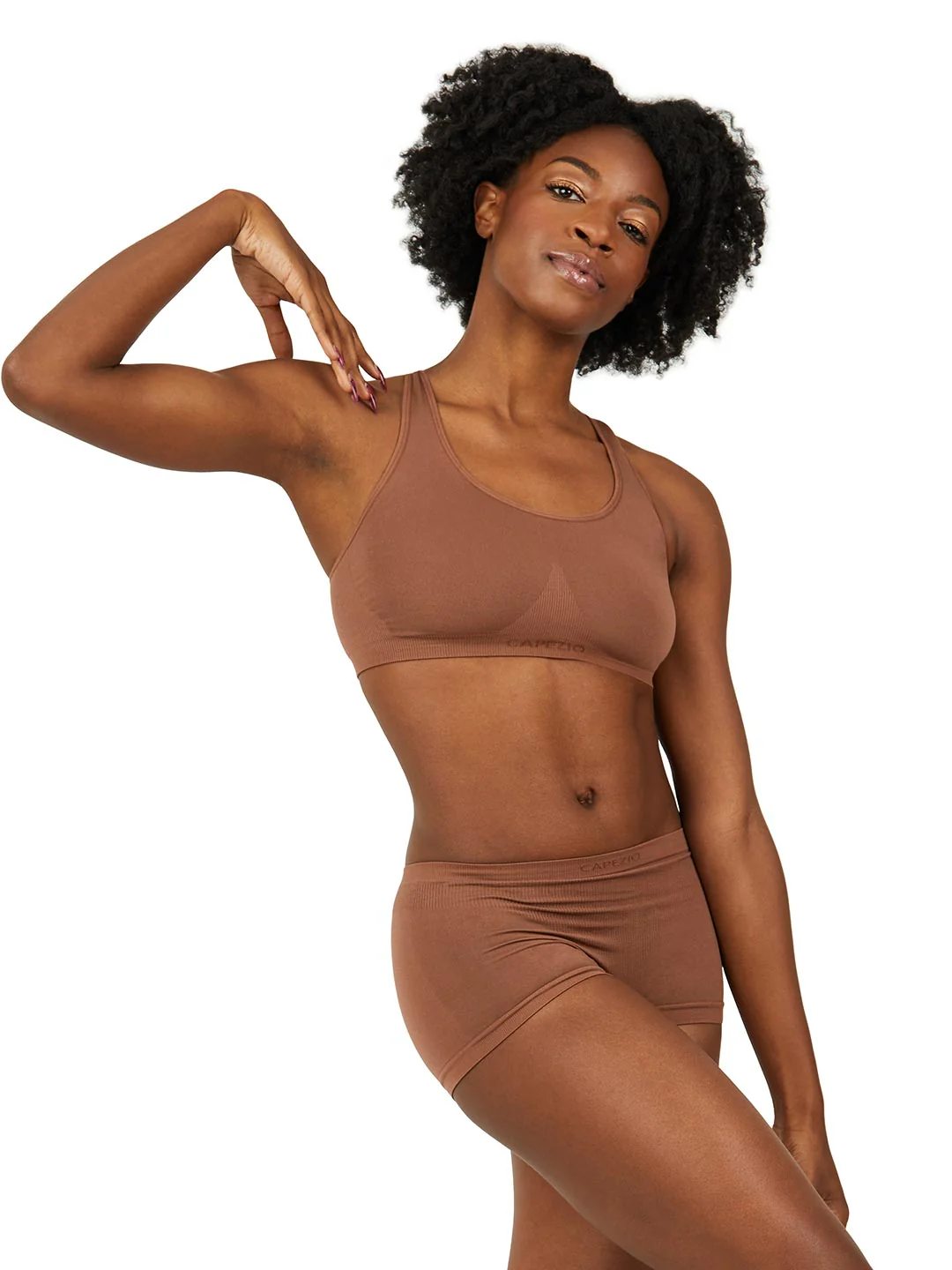 Seamless Racerback Sports Bra - Image 4
